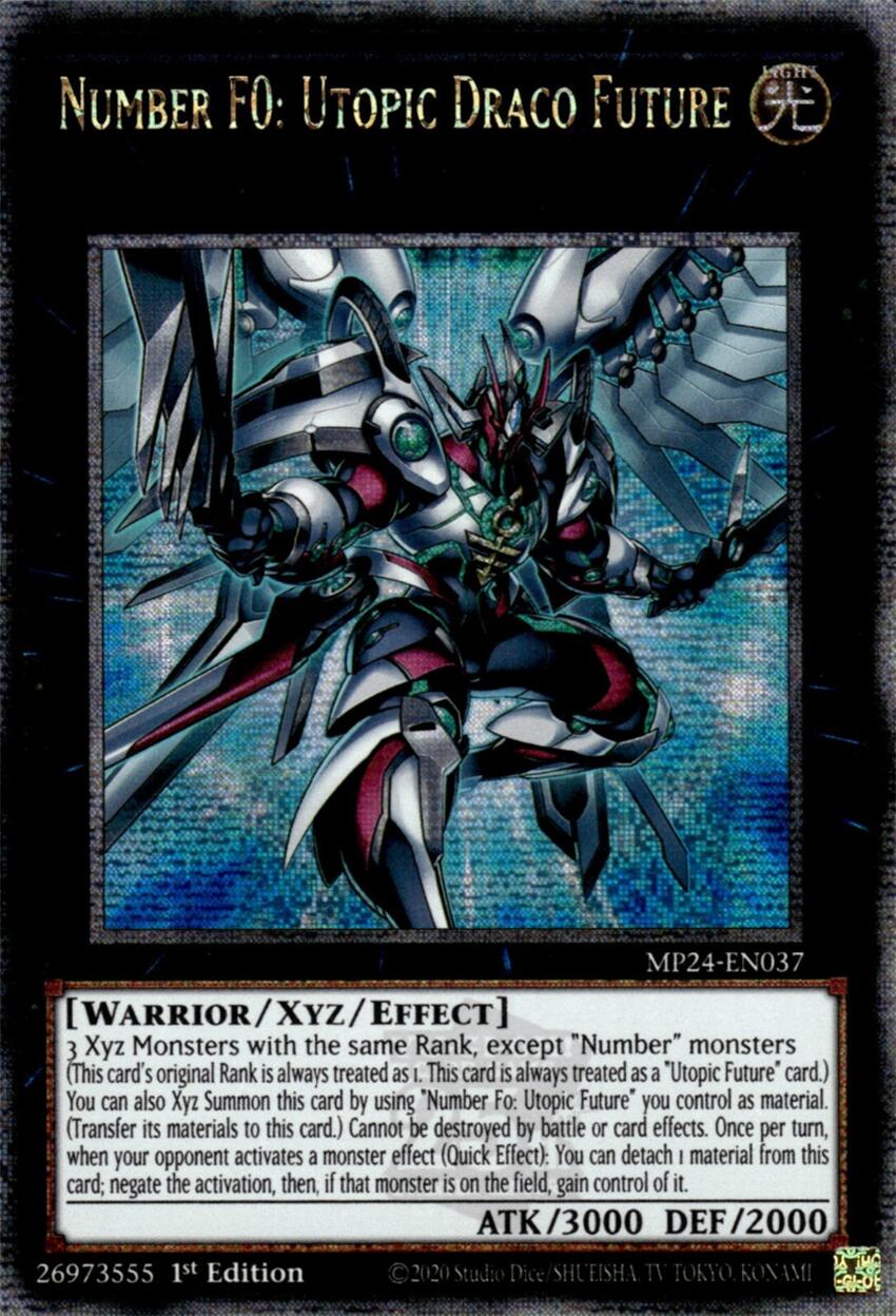 Number F0: Utopic Draco Future [MP24-EN037] Quarter Century Secret Rare | Good Games Adelaide SA