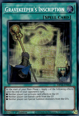 Gravekeeper's Inscription [MP24-EN064] Prismatic Secret Rare | Good Games Adelaide SA