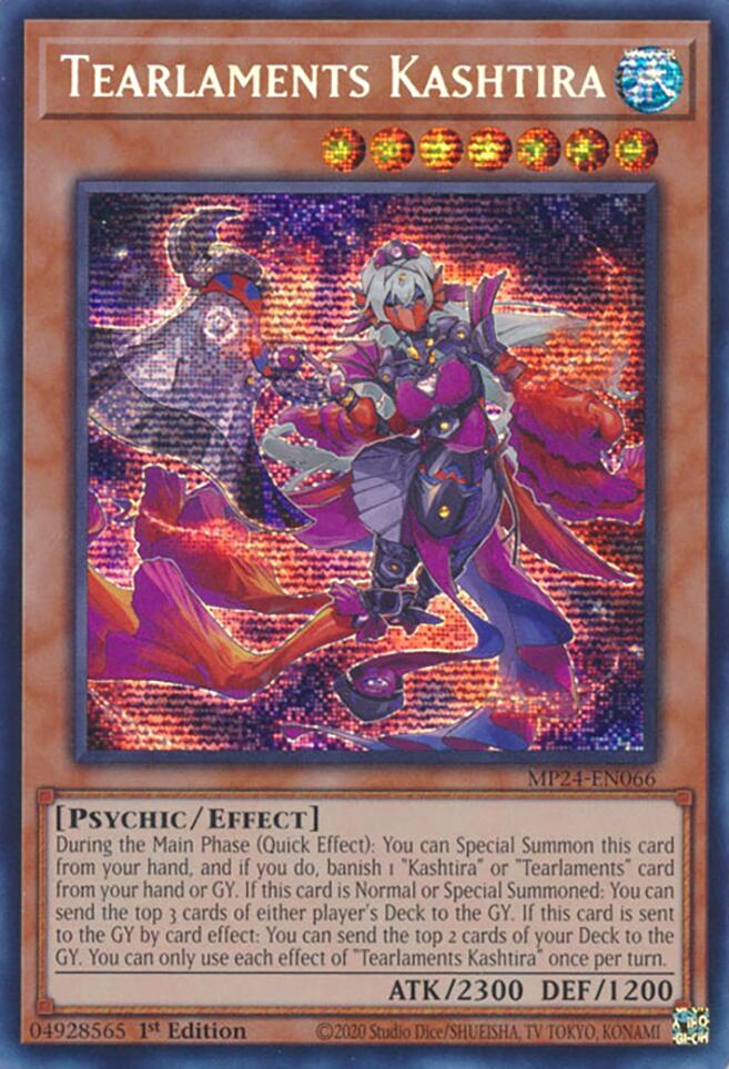 Tearlaments Kashtira [MP24-EN066] Prismatic Secret Rare | Good Games Adelaide SA