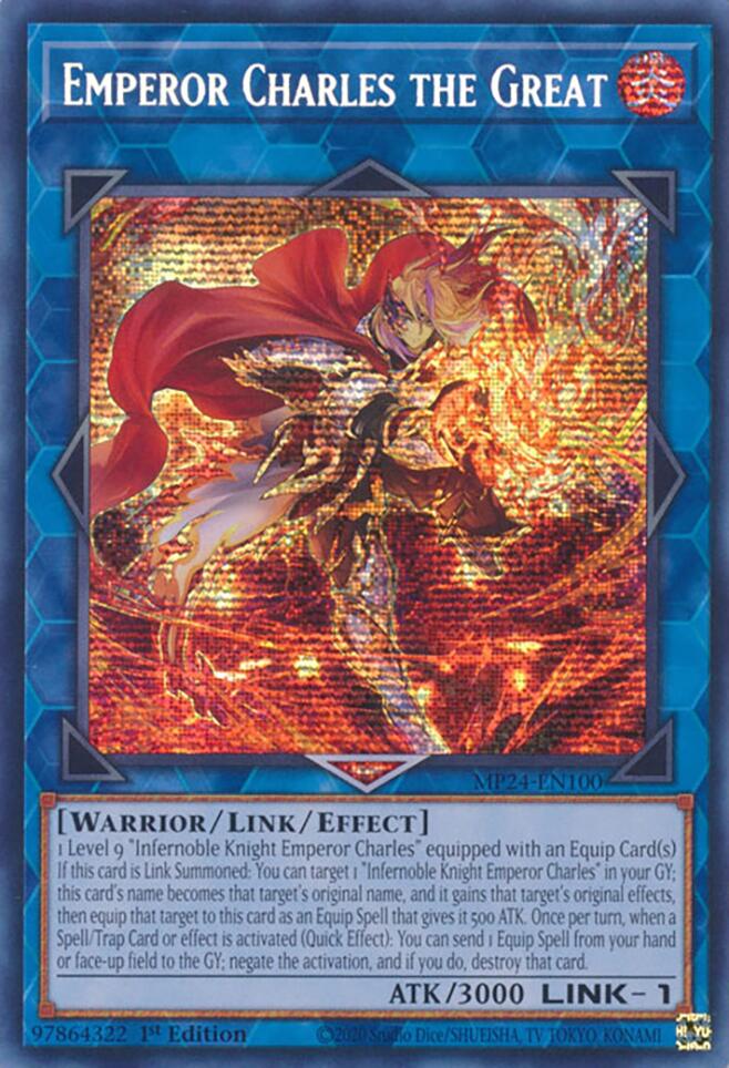 Emperor Charles the Great [MP24-EN100] Prismatic Secret Rare | Good Games Adelaide SA