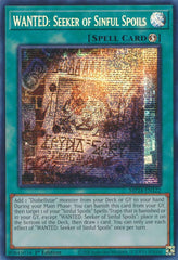 WANTED: Seeker of Sinful Spoils [MP24-EN122] Prismatic Secret Rare | Good Games Adelaide SA