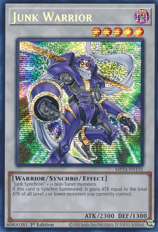 Junk Warrior [MP24-EN131] Prismatic Secret Rare | Good Games Adelaide SA