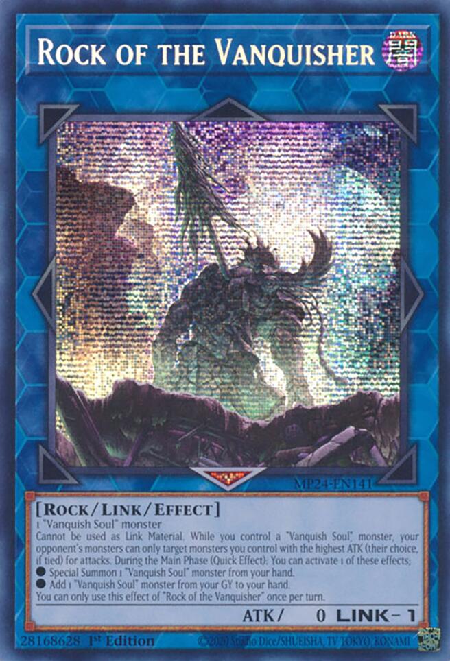 Rock of the Vanquisher [MP24-EN141] Prismatic Secret Rare | Good Games Adelaide SA