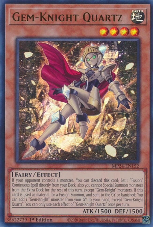Gem-Knight Quartz [MP24-EN152] Ultra Rare | Good Games Adelaide SA