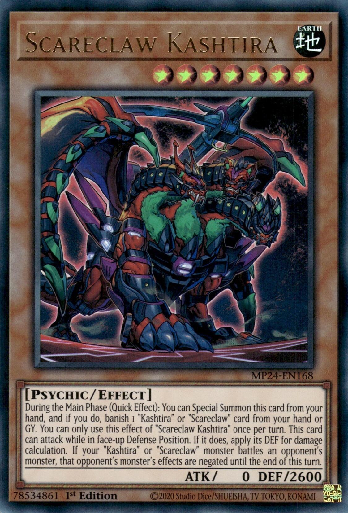 Scareclaw Kashtira [MP24-EN168] Ultra Rare | Good Games Adelaide SA