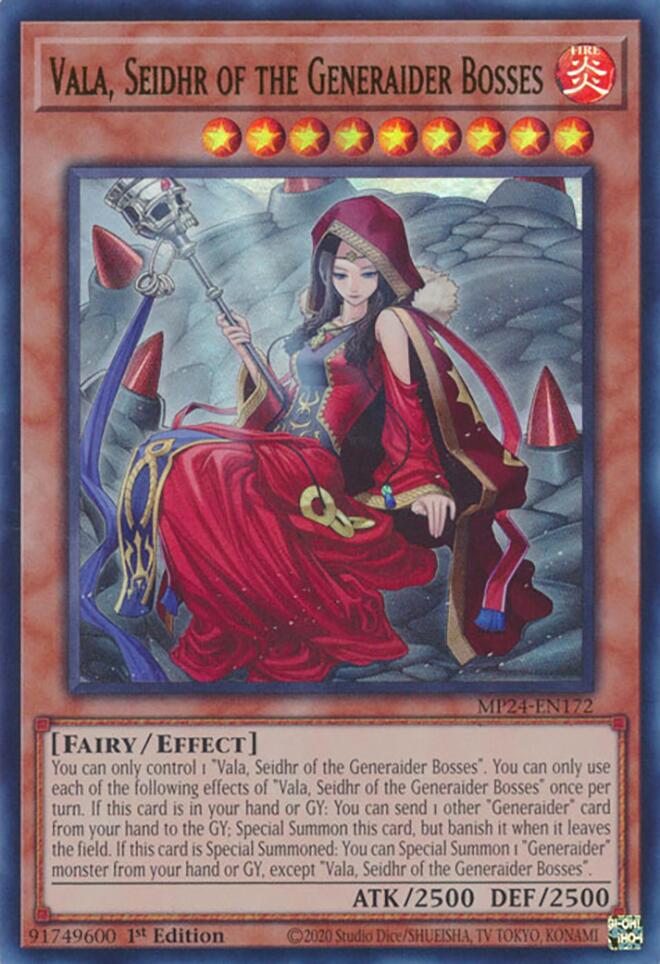Vala, Seidhr of the Generaider Bosses [MP24-EN172] Ultra Rare | Good Games Adelaide SA