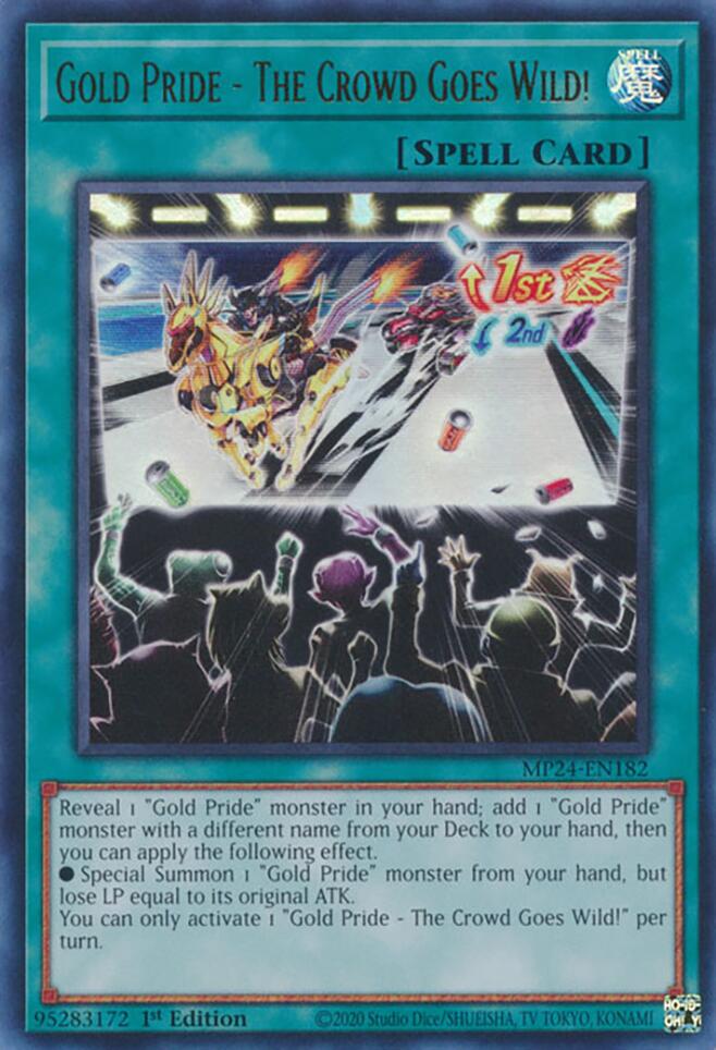 Gold Pride - The Crowd Goes Wild! [MP24-EN182] Ultra Rare | Good Games Adelaide SA