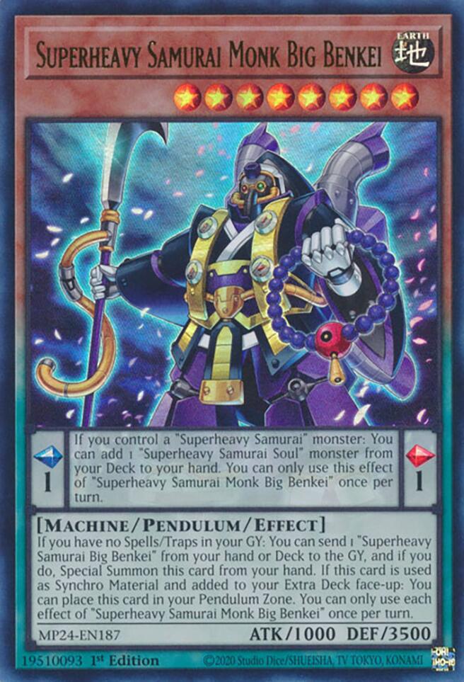 Superheavy Samurai Monk Big Benkei [MP24-EN187] Ultra Rare | Good Games Adelaide SA
