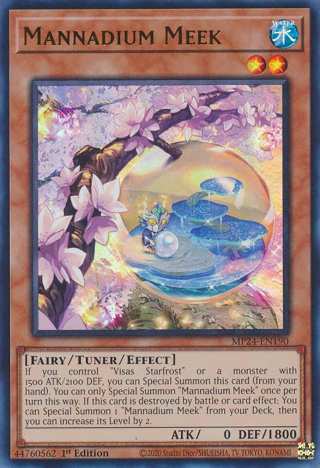Mannadium Meek [MP24-EN190] Ultra Rare | Good Games Adelaide SA