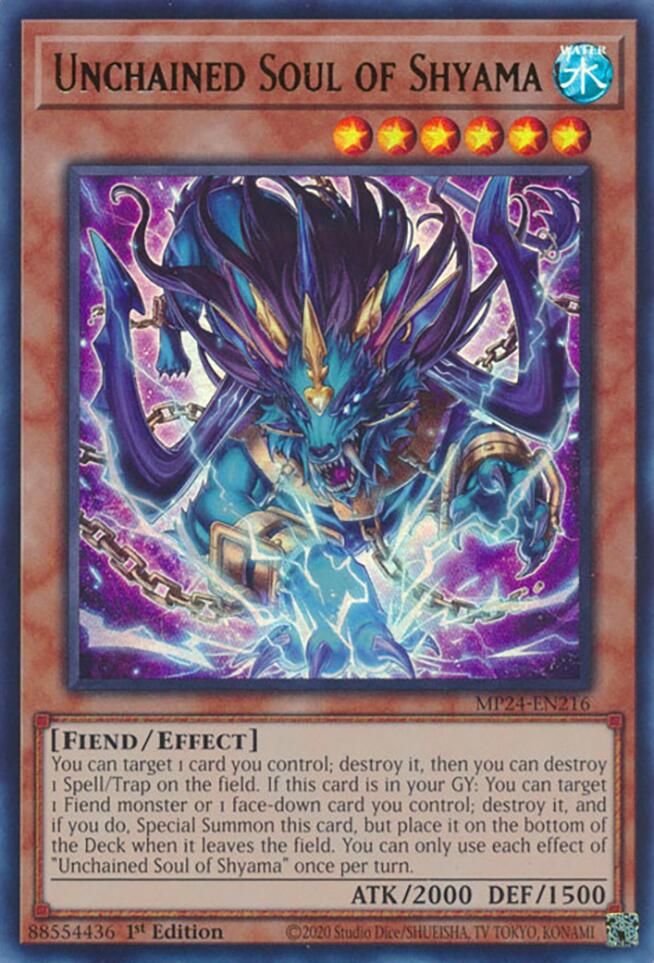 Unchained Soul of Shyama [MP24-EN216] Ultra Rare | Good Games Adelaide SA