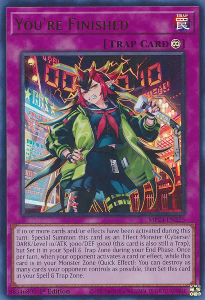 You're Finished [MP24-EN225] Ultra Rare | Good Games Adelaide SA
