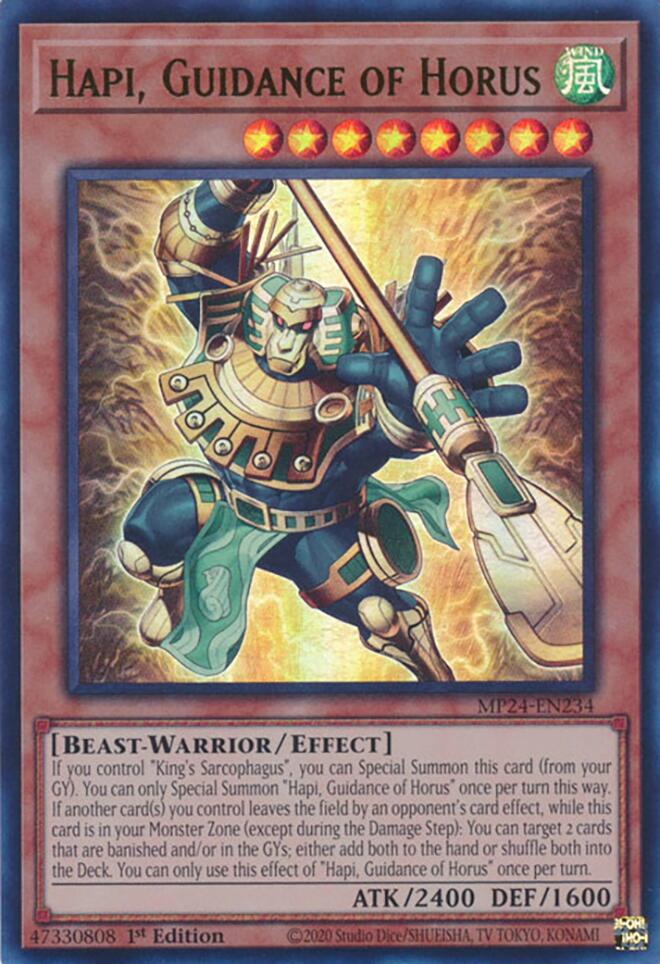 Hapi, Guidance of Horus [MP24-EN234] Ultra Rare | Good Games Adelaide SA