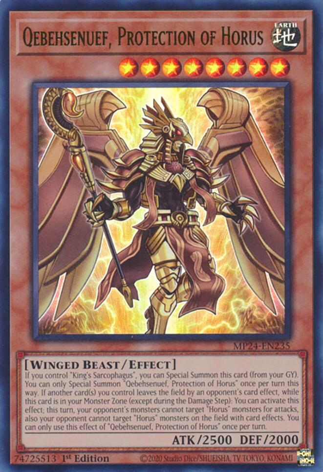 Qebehsenuef, Protection of Horus [MP24-EN235] Ultra Rare | Good Games Adelaide SA