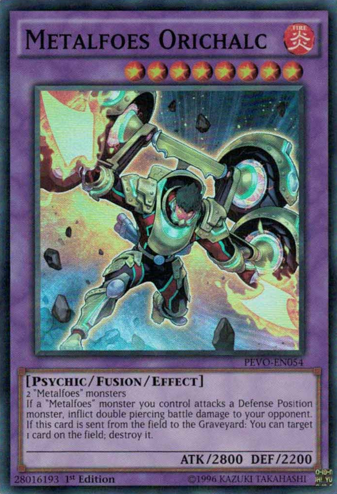 Metalfoes Orichalc [PEVO-EN054] Super Rare | Good Games Adelaide SA