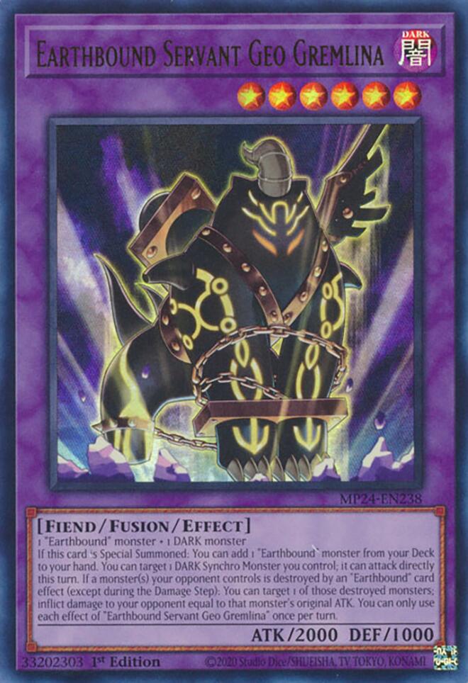 Earthbound Servant Geo Gremlina [MP24-EN238] Ultra Rare | Good Games Adelaide SA