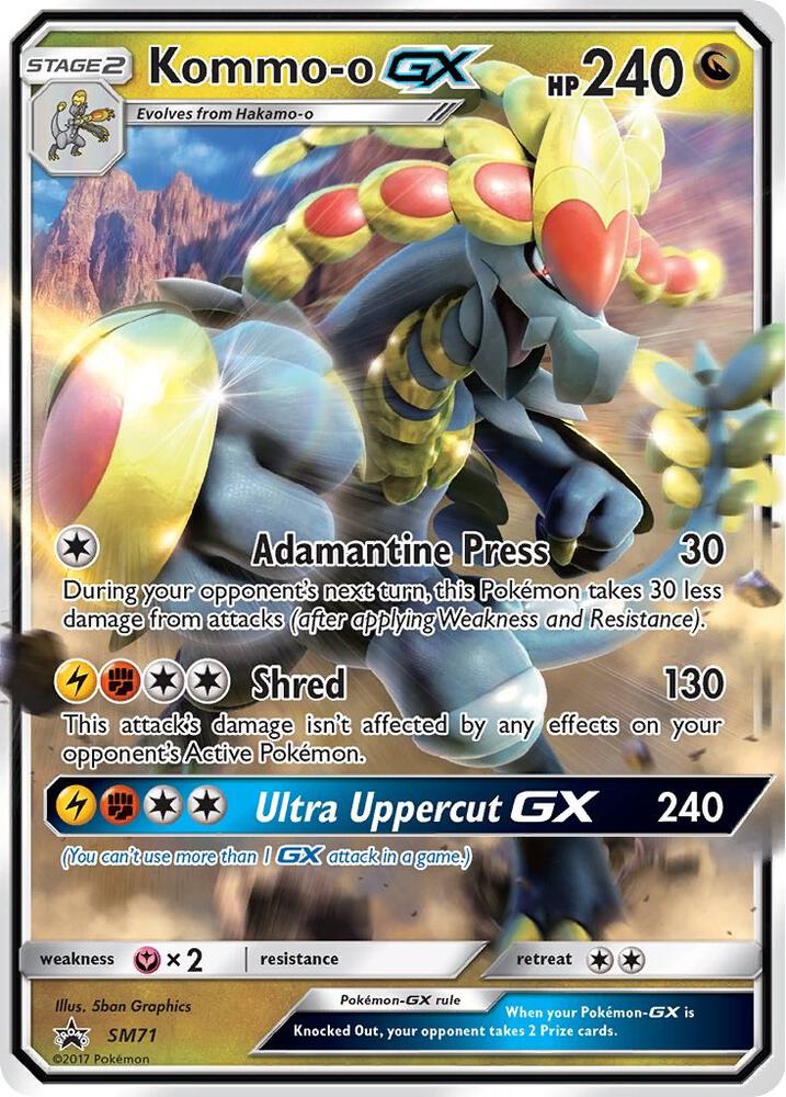 Kommo-o GX SM71 (SM Promos)  - Holofoil | Good Games Adelaide SA