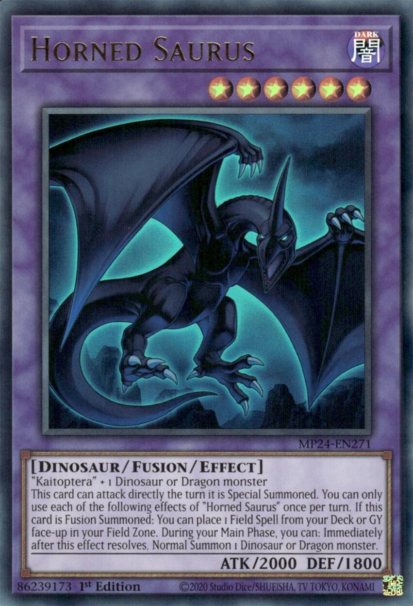 Horned Saurus [MP24-EN271] Ultra Rare | Good Games Adelaide SA