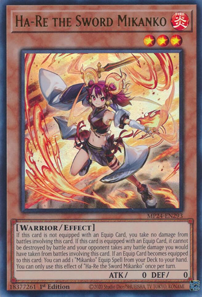 Ha-Re the Sword Mikanko [MP24-EN293] Ultra Rare | Good Games Adelaide SA