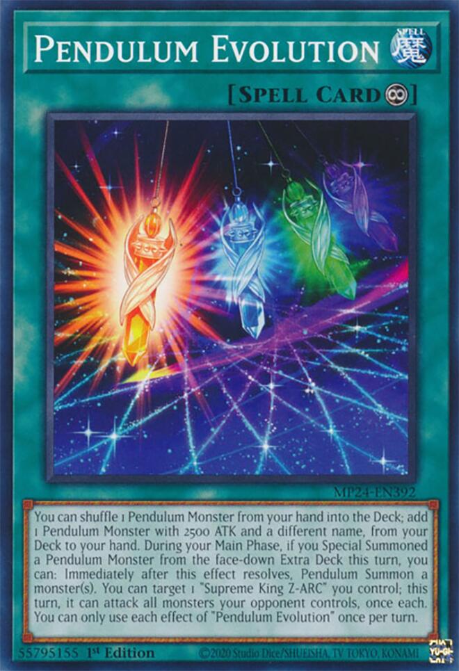 Pendulum Evolution (card) [MP24-EN392] Common | Good Games Adelaide SA