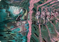 Mirror Room // Fractured Realm Art Card [Duskmourn: House of Horror Art Series] | Good Games Adelaide SA