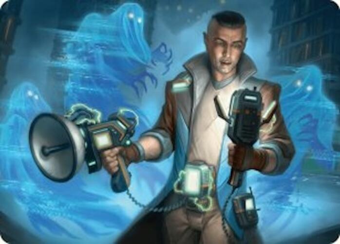 Paranormal Analyst Art Card [Duskmourn: House of Horror Art Series] | Good Games Adelaide SA