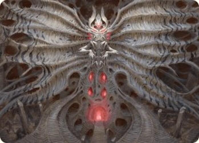 Valgavoth, Terror Eater Art Card [Duskmourn: House of Horror Art Series] | Good Games Adelaide SA