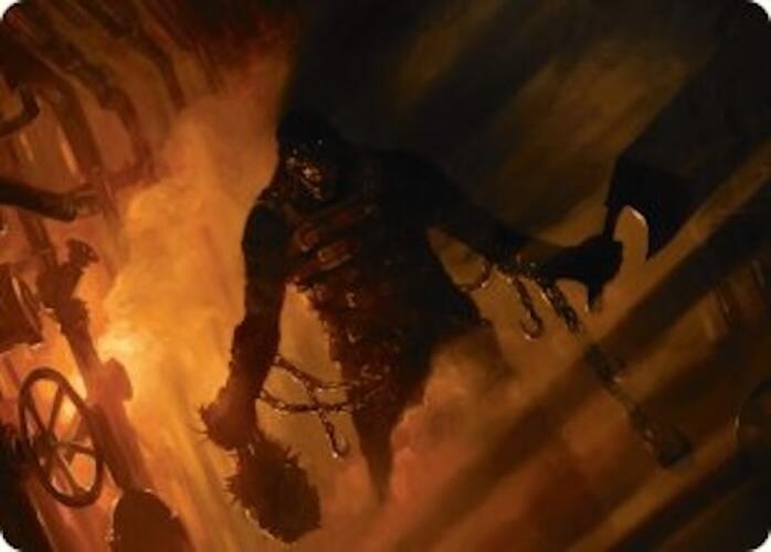 Boilerbilges Ripper Art Card [Duskmourn: House of Horror Art Series] | Good Games Adelaide SA