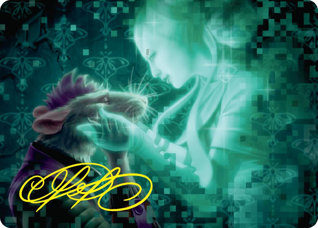 Cathartic Parting Art Card (Gold-Stamped Signature) [Duskmourn: House of Horror Art Series] | Good Games Adelaide SA