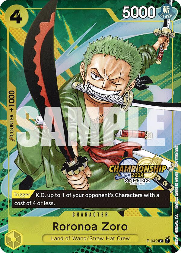 Roronoa Zoro (CS 2024 Event Pack) [One Piece Promotion Cards] | Good Games Adelaide SA