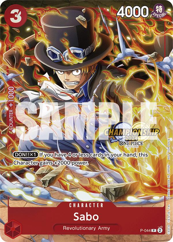Sabo (CS 2024 Event Pack) [One Piece Promotion Cards] | Good Games Adelaide SA