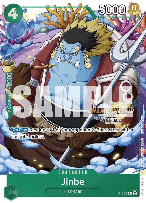 Jinbe (CS 2024 Event Pack) [One Piece Promotion Cards] | Good Games Adelaide SA