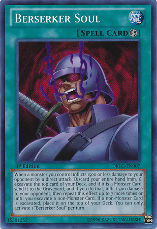 Berserker Soul [DRLG-EN007] Secret Rare | Good Games Adelaide SA