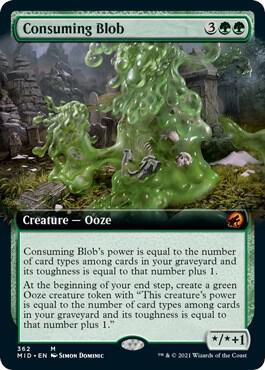 Consuming Blob Extended Art 362 (Innistrad: Midnight Hunt)  | Good Games Adelaide SA