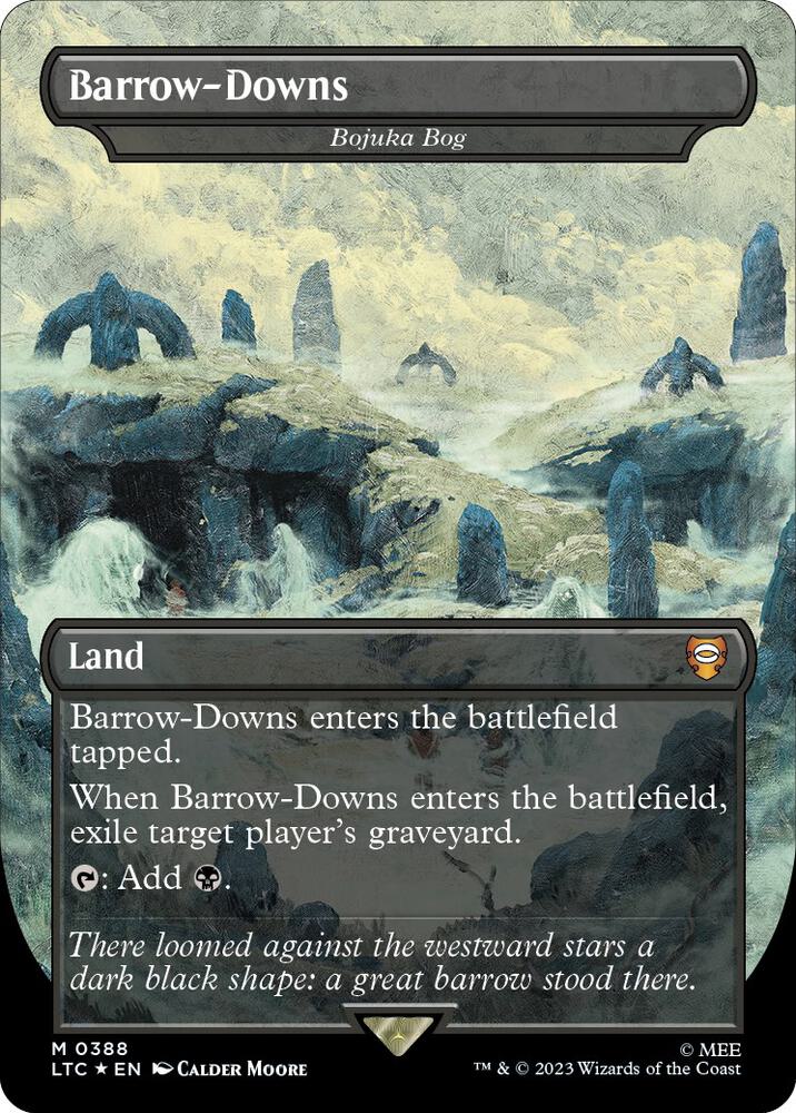 Barrow Downs Bojuka Bog 388 (Commander: The Lord of the Rings: Tales of Middle-earth)  - Borderless Surge Foil | Good Games Adelaide SA