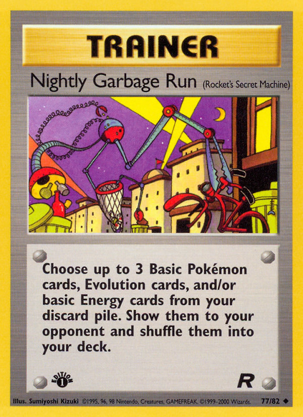 Nightly Garbage Run (77/82) [Team Rocket 1st Edition] | Good Games Adelaide SA