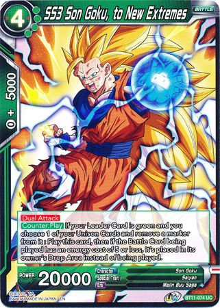 SS3 Son Goku, to New Extremes [BT11-074] | Good Games Adelaide SA