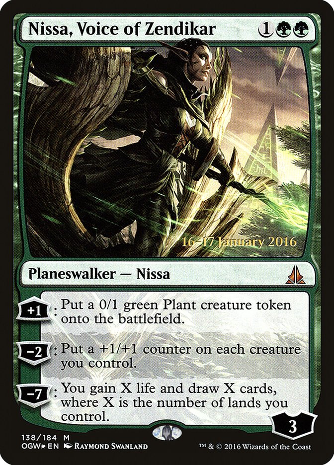 Nissa, Voice of Zendikar [Oath of the Gatewatch Promos] | Good Games Adelaide SA