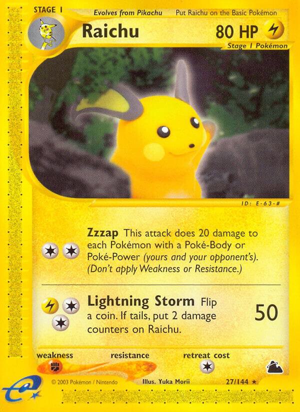 Raichu  027/144 (Skyridge)  | Good Games Adelaide SA