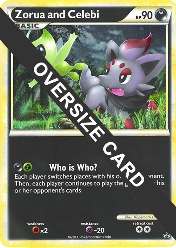 Zorua and Celebi Black and White Tour Promo  (Jumbo Cards)  - Holofoil | Good Games Adelaide SA