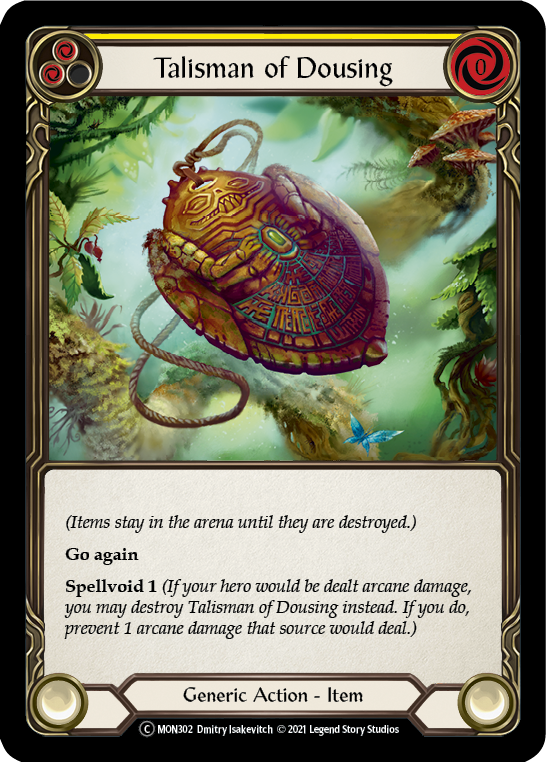 Talisman of Dousing [U-MON302-RF] Unlimited Rainbow Foil | Good Games Adelaide SA