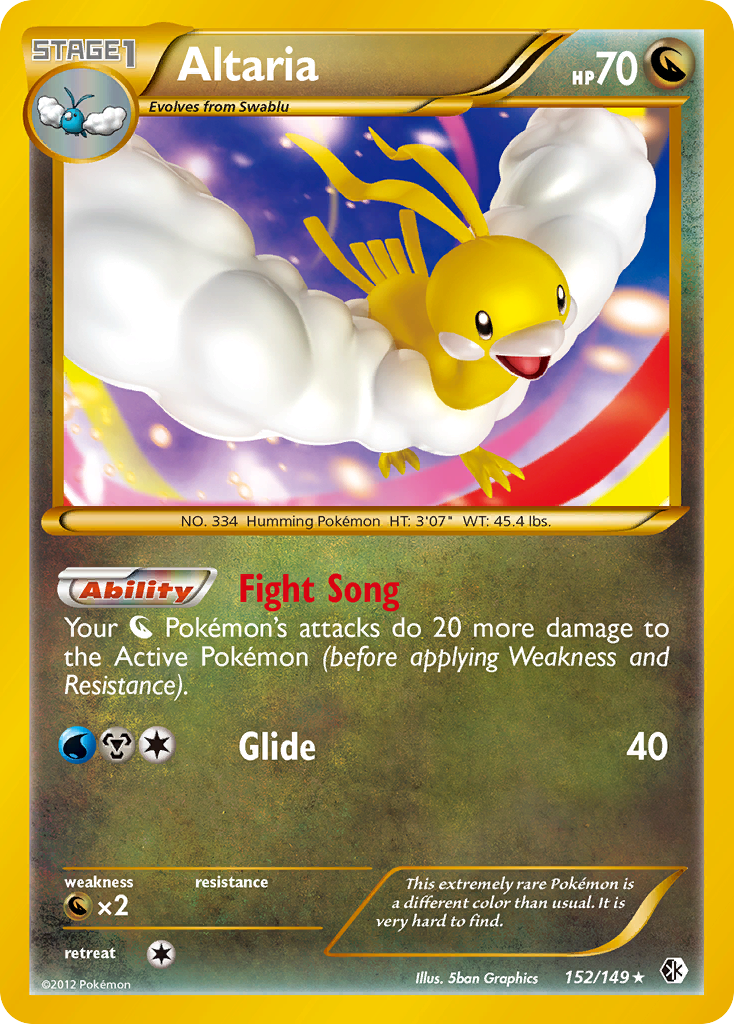 Altaria (152/149) [Black & White: Boundaries Crossed] | Good Games Adelaide SA
