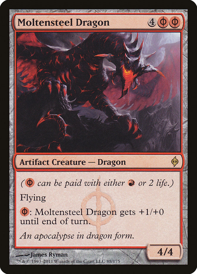 Moltensteel Dragon 88 (New Phyrexia)  | Good Games Adelaide SA