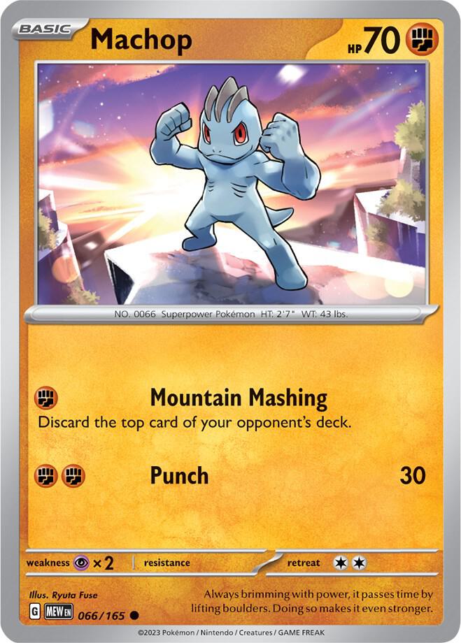 Machop 066/165 (SV: Scarlet & Violet 151)  | Good Games Adelaide SA