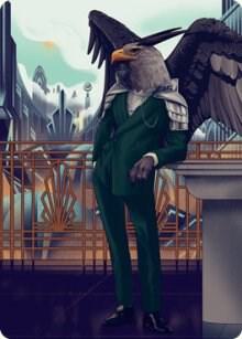 Falco Spara Pactweaver Art Card 67 81 67 (Art Series: Streets of New Capenna)  | Good Games Adelaide SA
