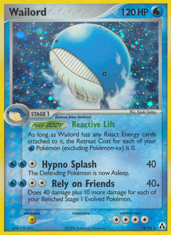 Wailord (14/92) [EX: Legend Maker] | Good Games Adelaide SA