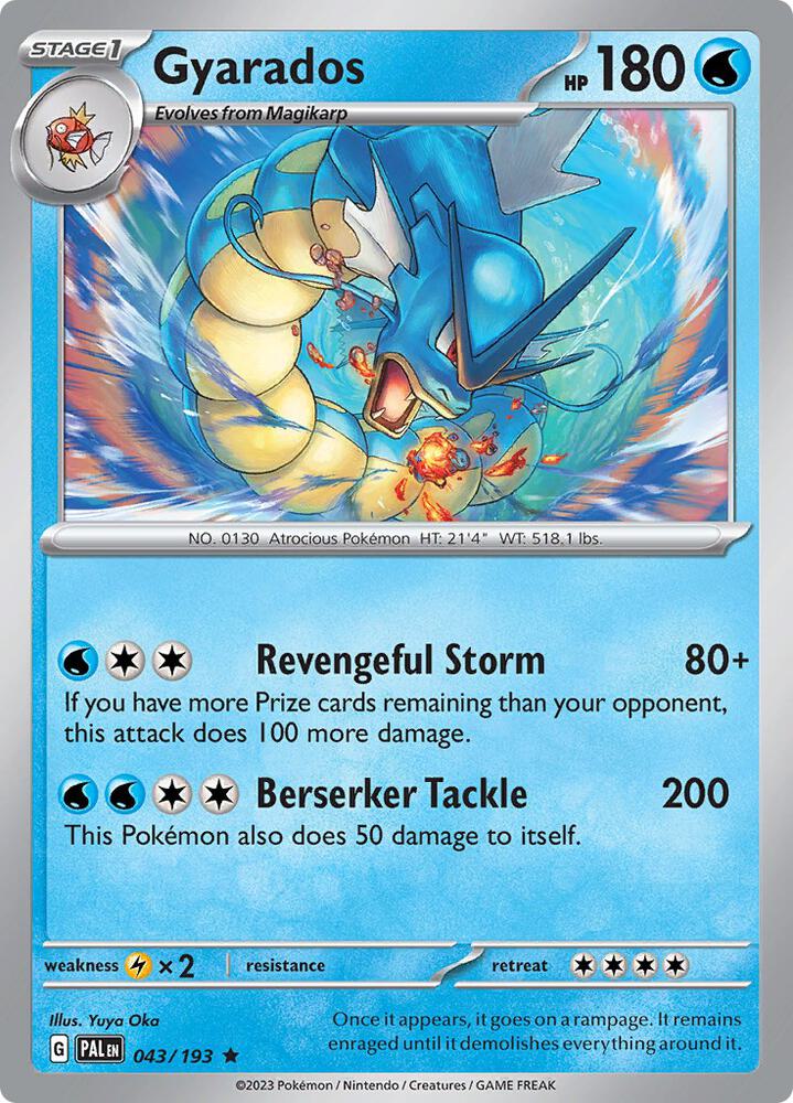 Gyarados 043/193 (SV02: Paldea Evolved)  - Holofoil | Good Games Adelaide SA