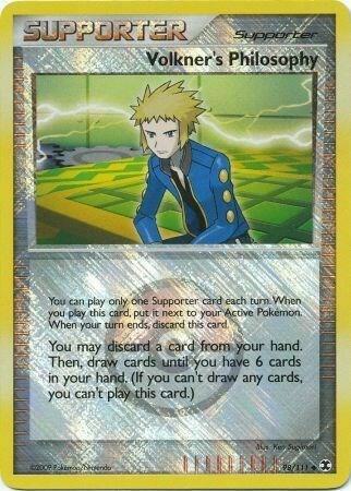 Volkners Philosophy 98 111 Player Reward 098/111 (League & Championship Cards)  - Reverse Holofoil | Good Games Adelaide SA