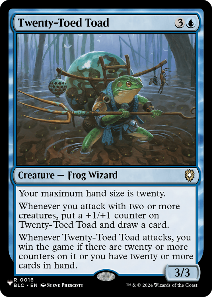 Twenty-Toed Toad [The List] | Good Games Adelaide SA
