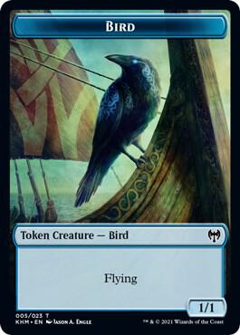 Bird 005 Soldier Double Sided Token 5 // 4 (Commander: Kaldheim)  | Good Games Adelaide SA