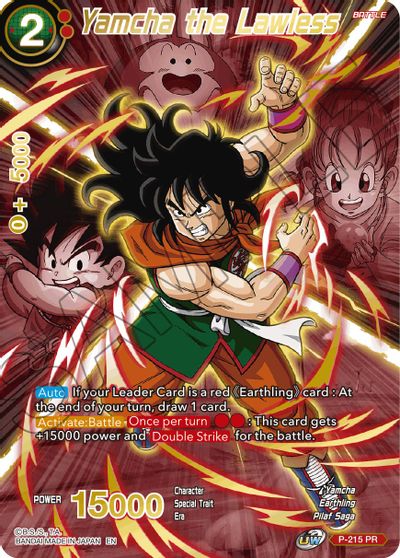 Yamcha the Lawless (Alternate Art) (P-215) [Special Anniversary Set 2021] | Good Games Adelaide SA